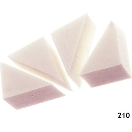 Aplicador esponja maquillague x4 triangular